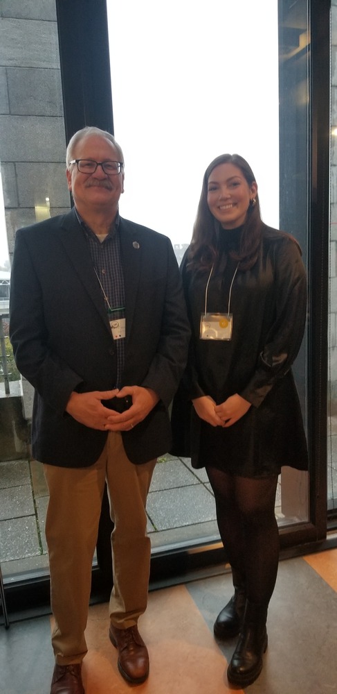 Carli Perri with incoming CNEHA Chair Michael Lucas